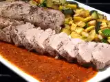 Recipe Pork tenderloin with honey mustard pan sauce