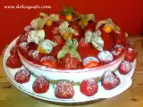 Recipe Ricotta mousse with strawberry jelly