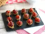 Recipe Caramelized cherry tomatoes with sesame seeds or love apples