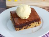 Recipe Perfect brownie and cookie cake for snack time!