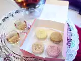 Recipe Hello kitty snowskin mooncakes with chocolate truffles