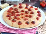 Recipe Focaccia with cherry tomatoes