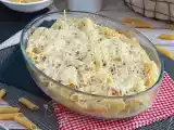 Recipe Baked pasta with ham and cheese