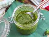 Recipe Homemade green pesto - pesto alla genovese