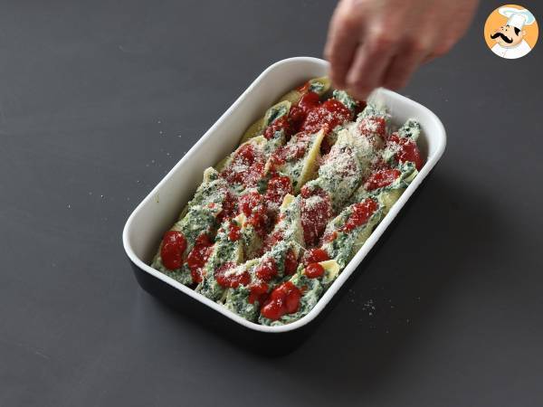 Conchiglioni stuffed with ricotta and spinach: the best way to eat pasta! - Preparation step 8