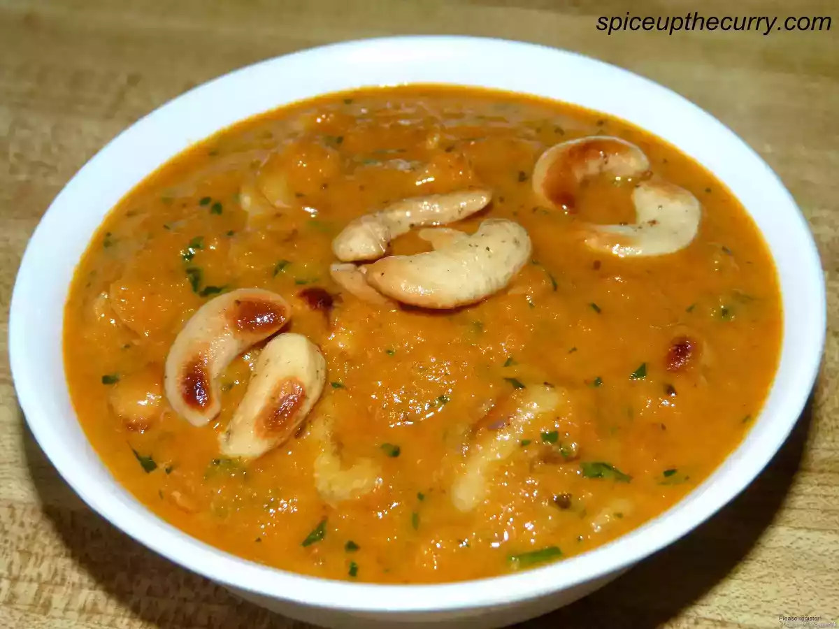 Kaju Butter Masala (Cashew Curry)